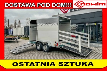 przyczepa do zwierząt aluminiowa przewóz do bydła transport żywych zwierząt