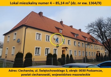 Mieszkanie, Ciechanów, Ciechanów, 85 m²