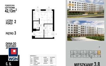 Mieszkanie, Głogów, Głogów, 42 m²