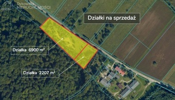 Działka, Darżewo, 6900 m²