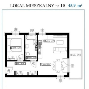 Mieszkanie, Rumia, Wejherowski (pow.), 46 m²