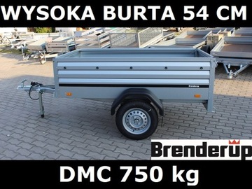 Przyczepa przyczepka Brenderup 1205XL burta 50 cm