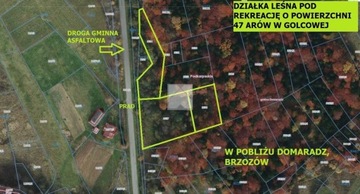 Działka, Golcowa, Domaradz (gm.), 4700 m²