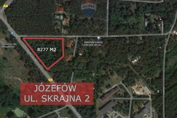 Działka, Józefów, Józefów, 8277 m²