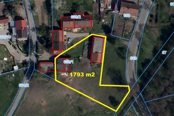 Działka, Łagów, Zgorzelec (gm.), 1793 m²