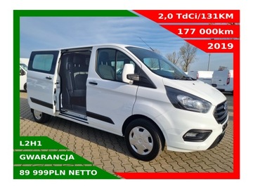 FORD TRANSIT CUSTOM LONG BRYGADÓWKA 5-Osób KLIMA TEMPOMAT CZUJNIKI