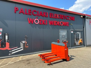 Paleciak elektryczny Linde T 16 mały paleciak 1600 kg wózek Linde