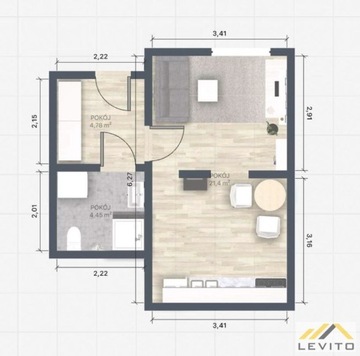 Mieszkanie, Orzesze, 24 m²