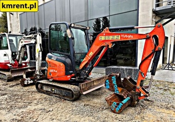 Kubota U 27-4 MINI-KOPARKA JCB 8026 8030 2014R.