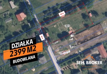 Działka, Dąbrowa, Siennica (gm.), 2399 m²