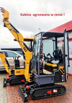 Minikoparka Koparka z Kabiną NEX N12 Yanmar Power