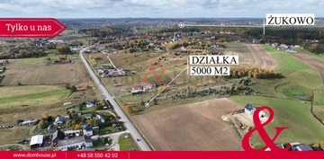 Działka, Żukowo, Żukowo (gm.), 5000 m²