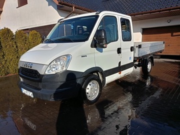 Iveco Daily 35S13 Doka 7 osób Prycza Paka Skrzynia Bezwypadek