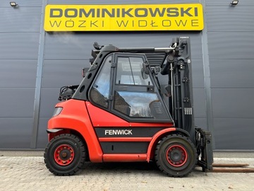 WÓZEK WIDŁOWY LINDE H50T-02 2015R. LPG TRIPLEX KABINA WYNAJEM SPRZEDAŻ