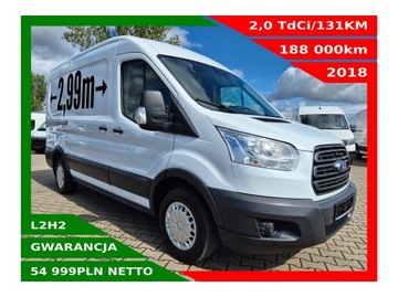 FORD TRANSIT L2H2 2,0TDCi/131KM KLIMATYZACJA TEMPOMAT CZUJNIKI PARKOWANIA