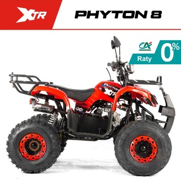 QUAD 125 110 XTR PHYTON PÓŁAUTOMAT PŁUG KOŁA 8 TRANSPORT RATY 0% GRATISY