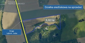 Działka, Nowa Wieś Lęborska, 592000 m²