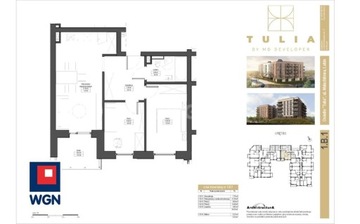 Mieszkanie, Lubin, Lubin, 54 m²