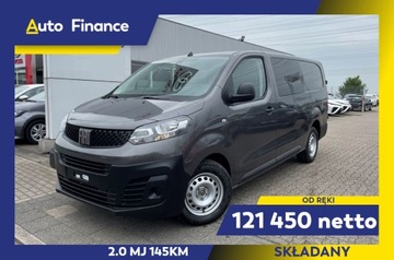 Od Ręki|Fiat Scudo Maxi Furgon BRYGADOWY SKŁADANY 145KM RP.2024