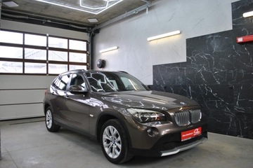 BMW X1 2010 Rok Jasne Skóry Navigacja Elektryczne Fotele Klima Automatyczna