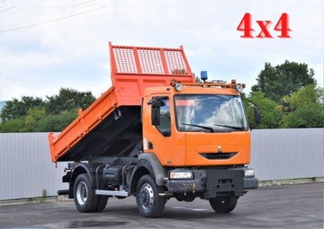 Renault MIDLUM 220 * WYWROTKA 3,80m *4x4