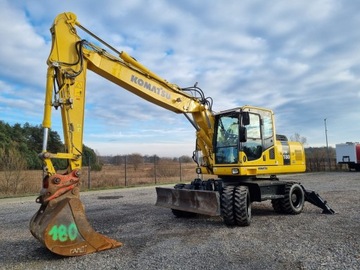 Komatsu PW180 Koparka Kołowa Osprzęt Zadbana