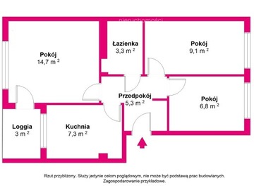 Mieszkanie, Ełk, Ełk, Ełcki (pow.), 43 m²