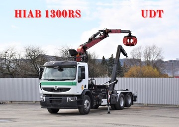 Renault Premium 380 DXI* Hakowiec + HIAB 1300RS 71