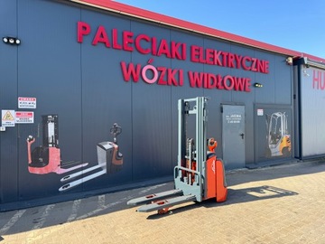 Paleciak elektryczny Linde 430 cm 1400 kg wózek sztaplarka