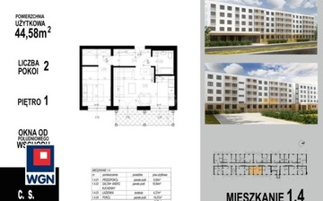 Mieszkanie, Głogów, Głogów, 45 m²