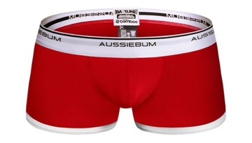 Bokserki Męskie Slipki Bielizna AussieBum czerwone r.M