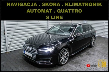 Audi A4 SLINE + QUATTRO + Automat + Navigacja +