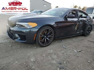 BMW M5 2020, 4.4L, 4x4, uszkodzony lewy bok