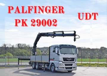 MAN TGX 26.440 * SKRZYNIA 6,40 m * PK 29002 + PILOT / 6x4