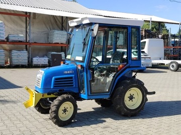 Traktorek sadowniczy komunalny Iseki 325 4x4 2002 kabina