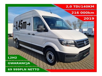 VOLKSWAGEN CRAFTER L2H2 2,0TDi/140KM KLIMATYZACJA 1411kg ŁADOWNOŚĆ