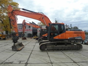 Doosan DX 255 LC-5 koparka waga 25 ton 3850 mtg centralne smarowanie DX255