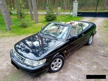 Saab Model 9-3 Cabrio 2.0 benzyna 130KM 1998r ks. serwisowa, faktury