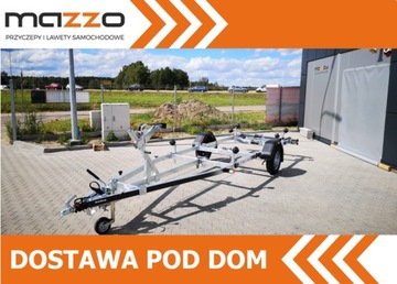 PRZYCZEPA PODŁODZIOWA BRENDERUP DOSTAWA DO ŁODZI 5,5M DMC1000KG Z ROLKAMI