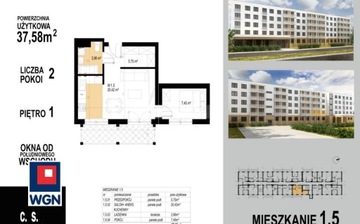 Mieszkanie, Głogów, Głogów, 37 m²