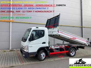 MITSUBISHI CANTER FUSO 3C13 EURO 5 Kipper WYWROTKA