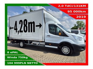 FORD TRANSIT KONTENER 8ePAL WINDA DHOLANDIA 750KG KLIMATYZACJA TEMPOMAT