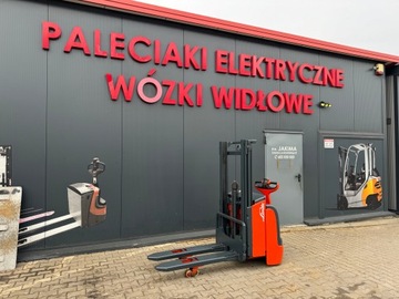 Paleciak elektryczny Linde 1400 kg 250 cm 2014 r Linde L 14