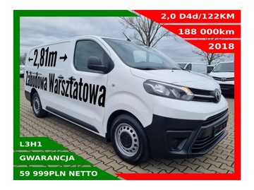 TOYOTA PROACE L3H1 EXTRALONG 2,0D4d/122KM KLIMA TEMPOMAT CZUJNIKI WEBASTO