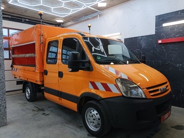 Iveco Daily Doka Brygadówka Plandeka Hak Plandeka 2.3 Diesal Webasto Klima