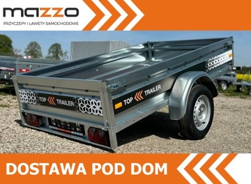 PRZYCZEPKA TOP TRAILER DOSTAWA UCHYLNA DMC750KG 232x131x37CM SPAWANA RAMA