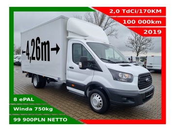 FORD TRANSIT KONTENER 8ePAL WINDA 750KG KLIMA