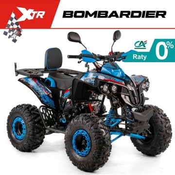 QUAD 125 XTR BOMBARDIER PRO ŚWIATŁA LED LICZNIK TRANSPORT RATY 0% +GRATISY