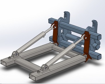 Adapter WÓZEK WIDŁOWY przejściówka MANITOU JCB CAT