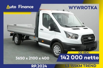 OD RĘKI|Ford Transit L3 155KM Trend + Wywrotka 3650 x 2100 x 400